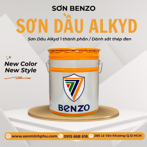 Sơn dầu Alkyd Benzo 17.5L (Nhóm 3)