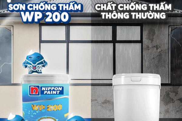 Sơn chống thấm Nippon WP200 và chất chống thấm khác nhau như thế nào? Sử dụng loại nào để có kết quả tối ưu nhất?