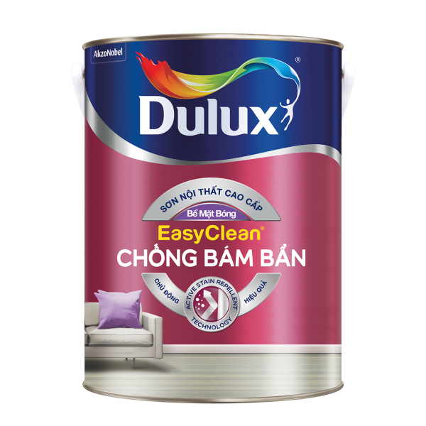 Dulux EasyClean Chống Bám Bẩn Trắng Bóng