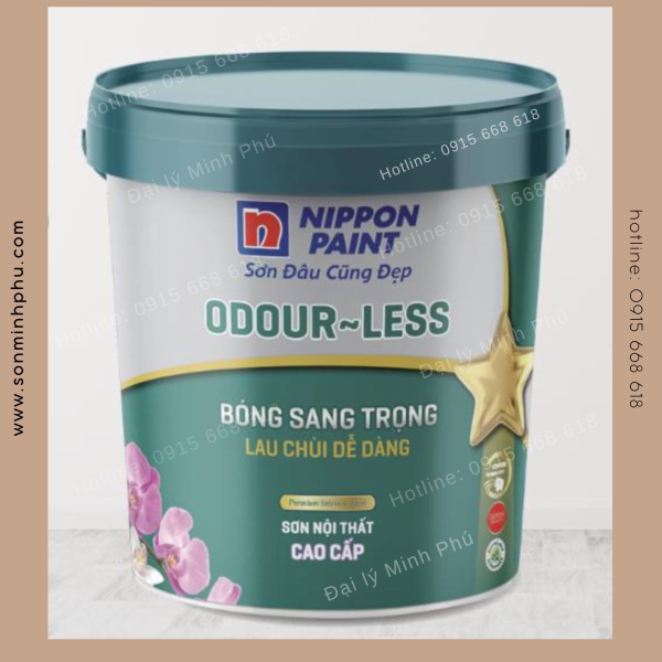 Sơn Odour Less Bóng Sang Trọng 15 Lít