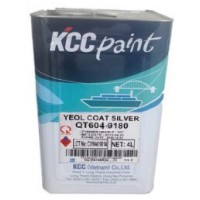 Sơn Chịu nhiệt KCC 400 độ QT604-9180 Màu bạc