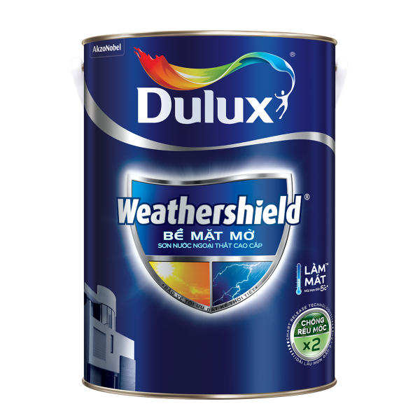 Dulux Weathershield Bề Mặt Mờ - Trắng