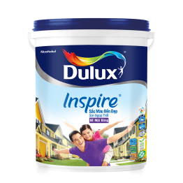 Dulux Inspire Ngoại Thất Trắng Bóng 