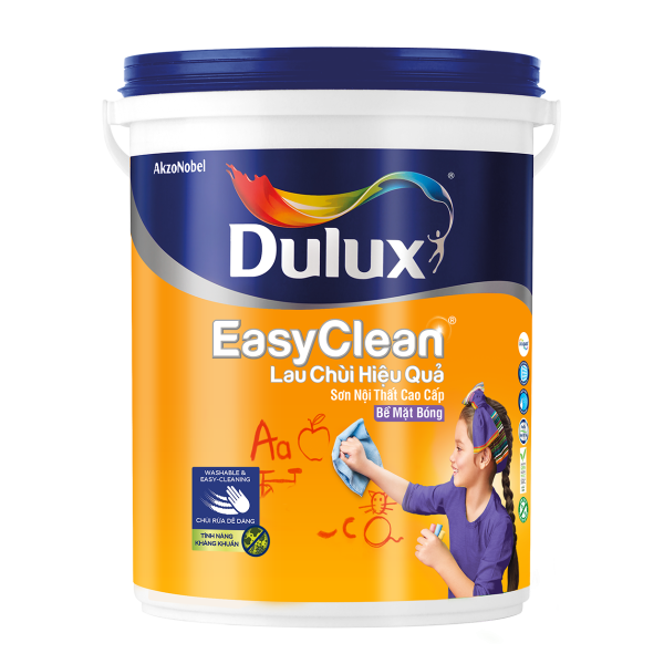 Dulux Easyclean Trắng Bóng 