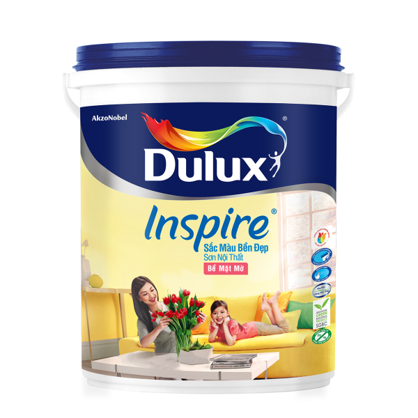 Dulux Inspire Nội Thất Trắng Mờ