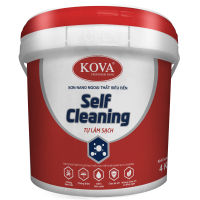 Sơn ngoại thất tự làm sạch siêu cao cấp KOVA NANO Self Cleaning Bề mặt mờ 4kg