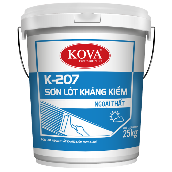 Sơn Lót Ngoại Thất Kháng Kiềm KOVA  K-207 25KG